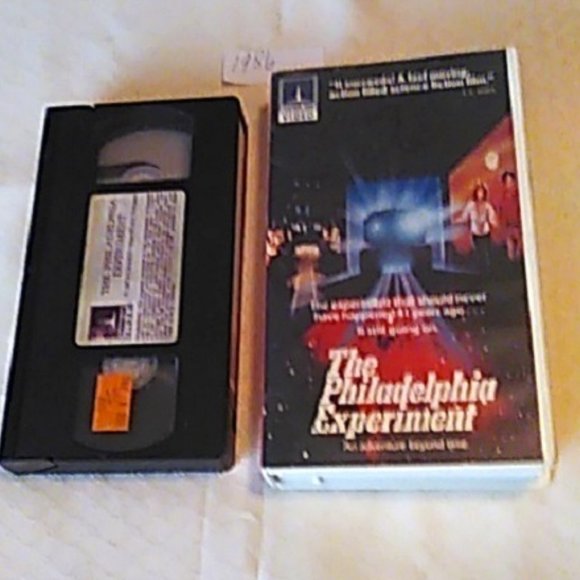 The Philadelphia Experiment VHS Tape Fast Moving Sci-Fi Film 1984 Vintage - Picture 1 of 2